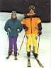 Skiing in Uluda with Banu.